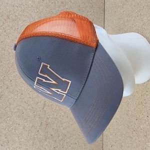 Hit Wear Sports Snap Back Trucker Hat Orange/Gray Unisex